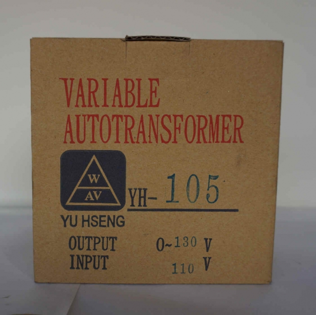 YH-105(L) Single Phase Variable Voltage Control Transformer, 550VA (0.55KVA) 3