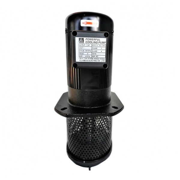 TC-1180 1 HP Coolant pump, immersion 180mm (7") for CNC Lathe Milling Grinding Machinery Circulation Cooling