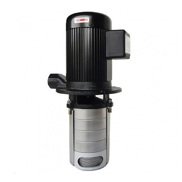 Multi-stages Coolant Pump 199mm (8") stem Coolant Pump 3 impellers for CNC Lathe Milling Grinding Machine Circulation Cooling lubricant Application