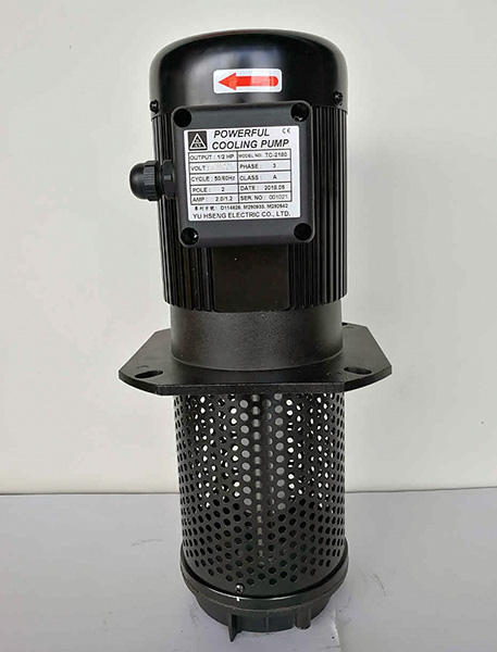 TC-2180 1/2HP Machinery Coolant pump immersion 180mm (7") CNC Lathe Grinding Precision Machine Cutting Lubricant Circulation