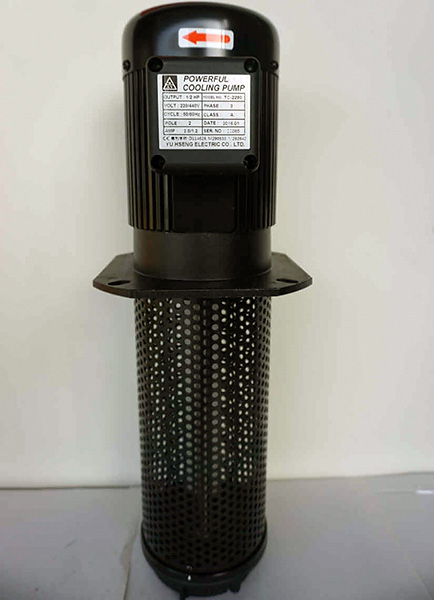 TC-2290 1/2HP Machinery Coolant pump immersion 290mm (11.4"). Precision Machining CNC Lathe Milling Grinding Cooling Oil Circulation