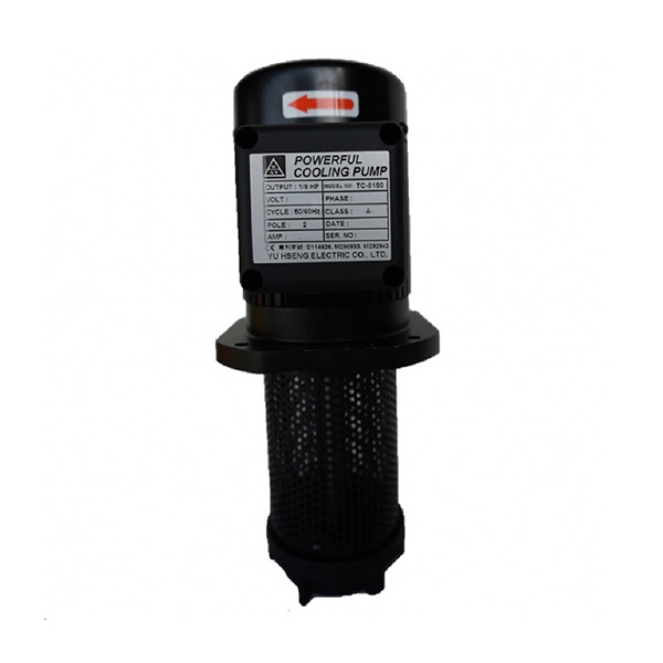 TC-8150 1/8HP Machinery Coolant pump, immersion 150mm (6"). Lathe Cutting Grinding drilling Cooling Lubricant Circulation