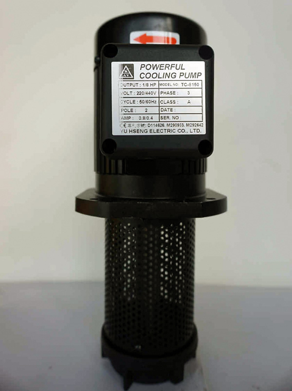 TC-8150 1/8HP Machinery Coolant pump, immersion 150mm (6"). Lathe Cutting Grinding drilling Cooling Lubricant Circulation